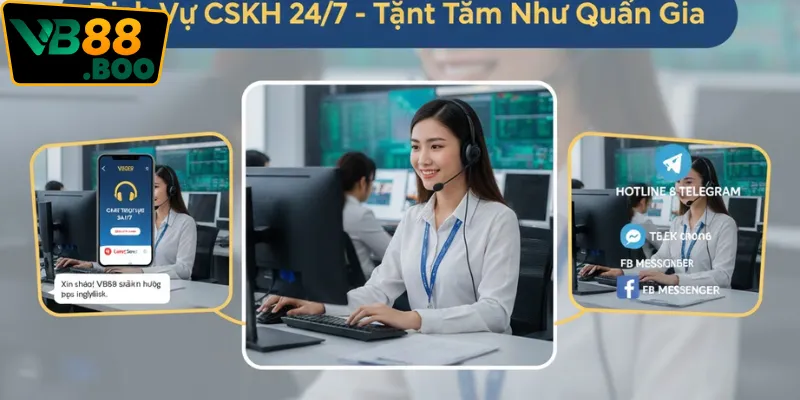 CSKH VB88 24/7: Giải đáp mọi thắc mắc, hỗ trợ tận tâm.